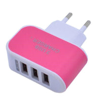 HKM-365715 Plastic Travel USB Charger - 220V Input, 5V Output, 1000mA Charging Current