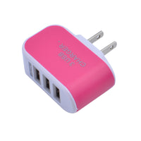 HKM-365715 Plastic Travel USB Charger - 220V Input, 5V Output, 1000mA Charging Current