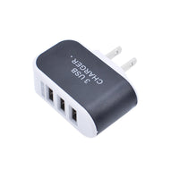 HKM-365715 Plastic Travel USB Charger - 220V Input, 5V Output, 1000mA Charging Current
