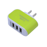 HKM-365715 Plastic Travel USB Charger - 220V Input, 5V Output, 1000mA Charging Current