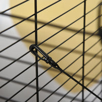 HKM-3657405 Large Small Animal Cage with Rolling Wheels, Multiple Platforms, and Easy Cleaning