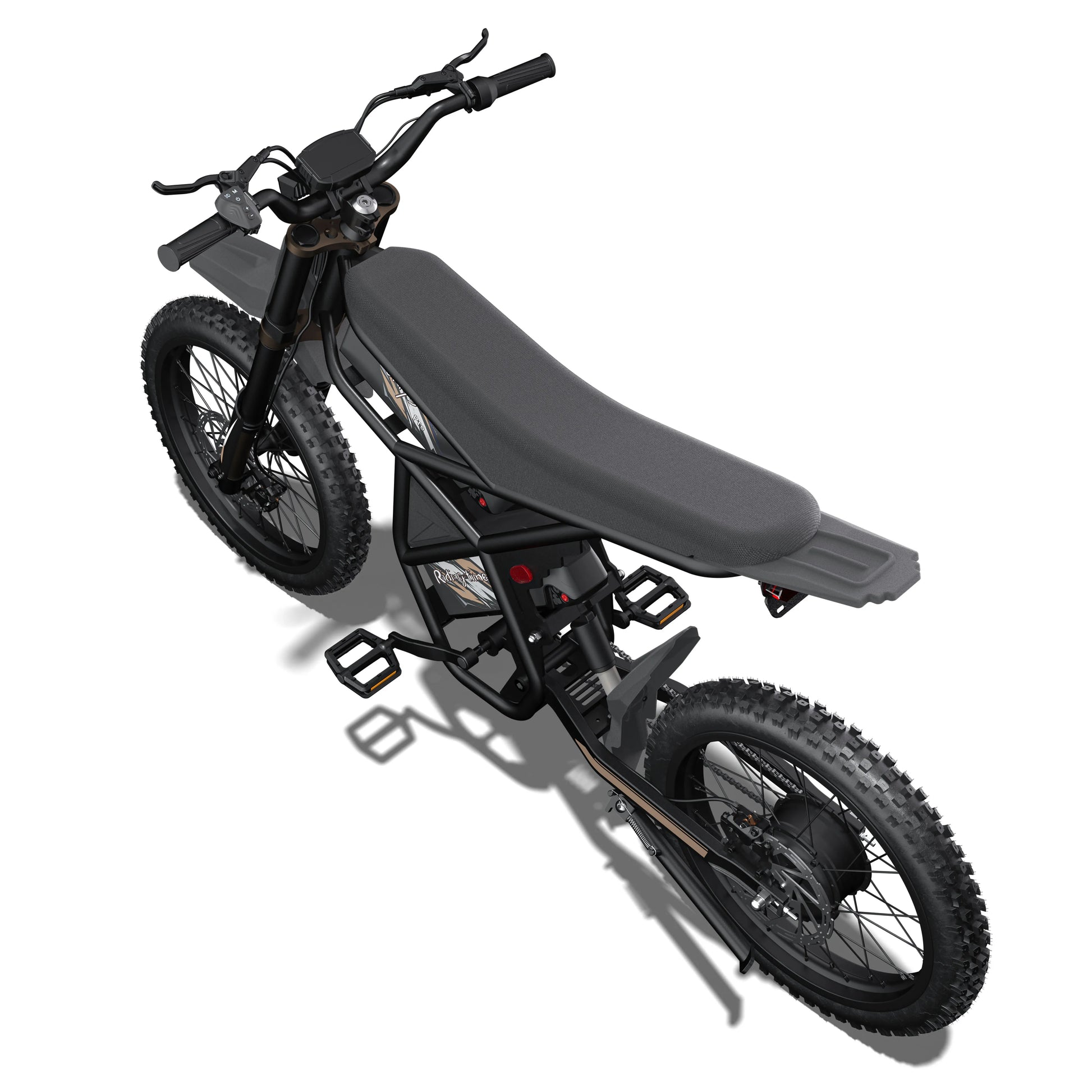 HKM-365779 Electric Dirt Bike GT73 Pro - 140KM Range, 338Nm Torque, 60V Lithium Battery, Hydraulic Disc Brakes, Off-Road Tires