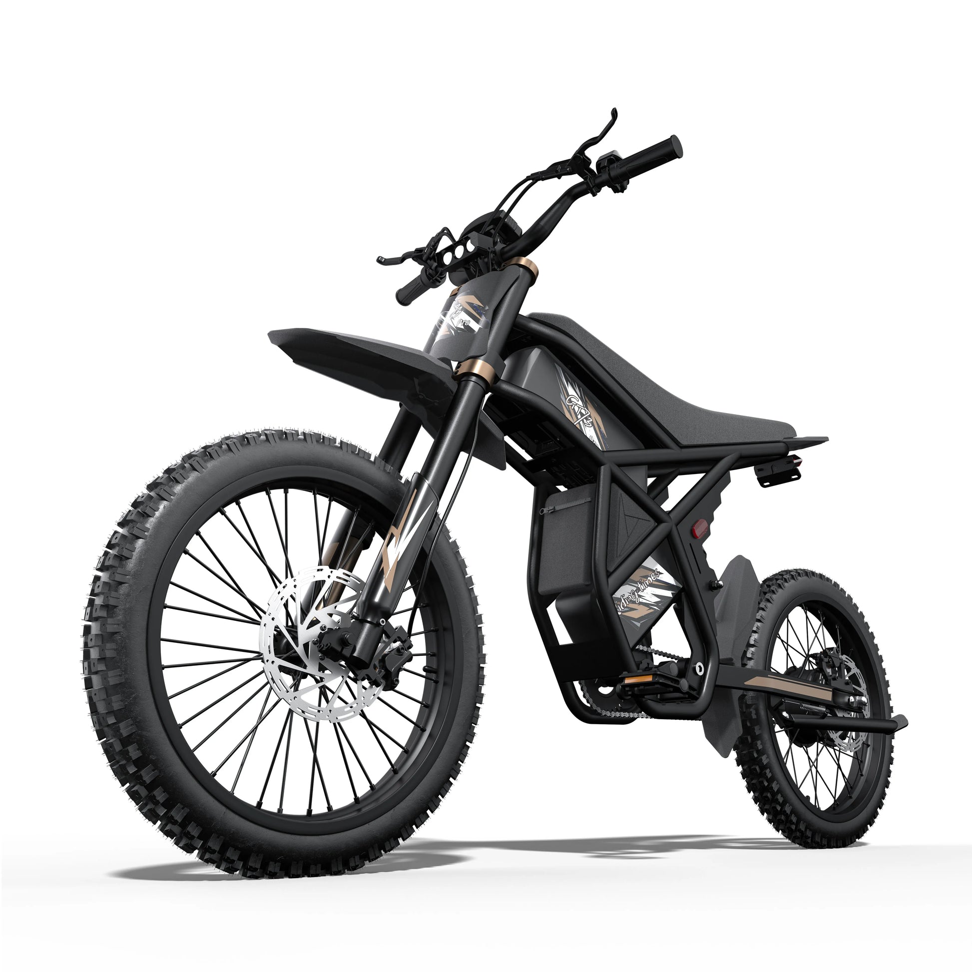 HKM-365779 Electric Dirt Bike GT73 Pro - 140KM Range, 338Nm Torque, 60V Lithium Battery, Hydraulic Disc Brakes, Off-Road Tires