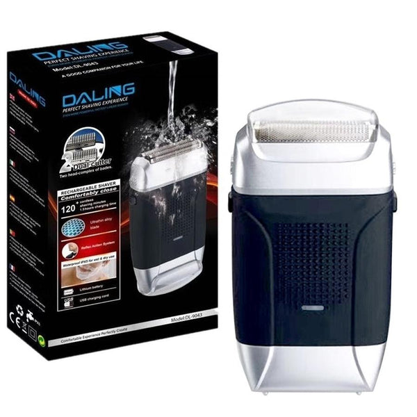 HKM-365907 Rechargeable Electric Shaver with Ultra-Thin Alloy Blade for Wet and Dry Use