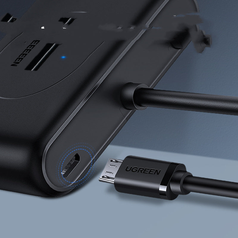 HKM-365907 USB 3.0 Multi-Port Extender Hub for Desktop Computers - High-Speed Data Transfer (300mb/s)