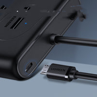 HKM-365907 USB 3.0 Multi-Port Extender Hub for Desktop Computers - High-Speed Data Transfer (300mb/s)