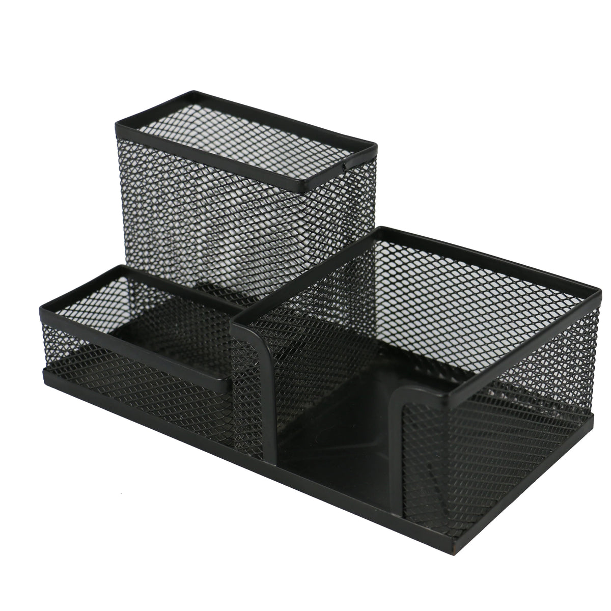 HKM-365971 Metal Desktop Organizer with Pen and Card Holder for Office and School Use