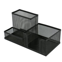 HKM-365971 Metal Desktop Organizer with Pen and Card Holder for Office and School Use
