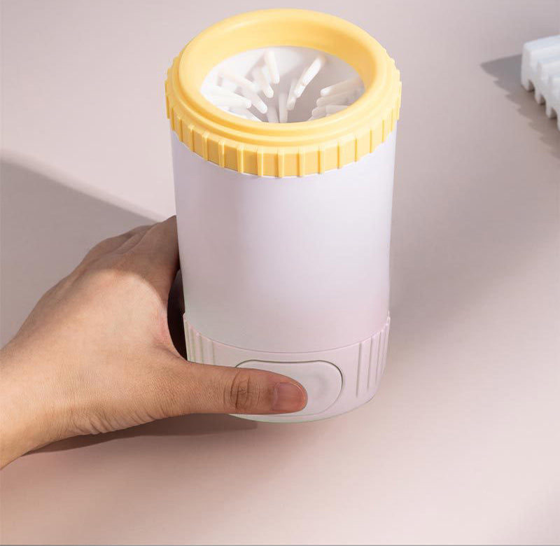 HKM-3660989 Automatic Pet Foot Washing Cup for Dogs and Cats - Cleaning Tool for Paws, 14.4x9.2cm, 500g