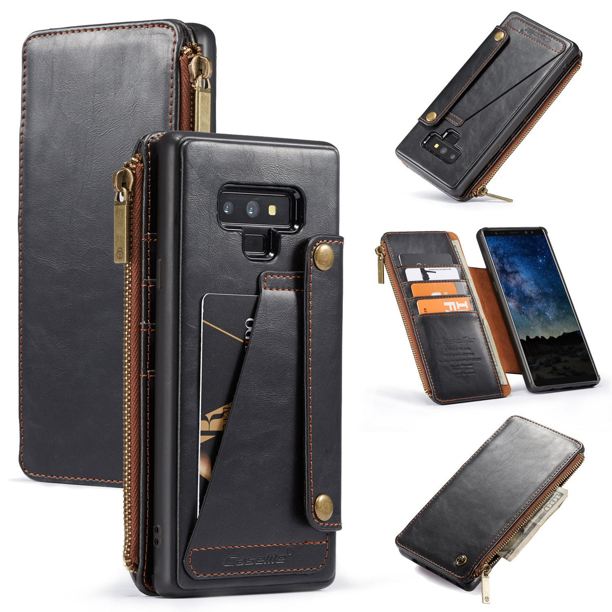 HKM-366099 PU Leather Flip Case for Samsung Note9 - Durable, Anti-Scratch, Comfortable Design
