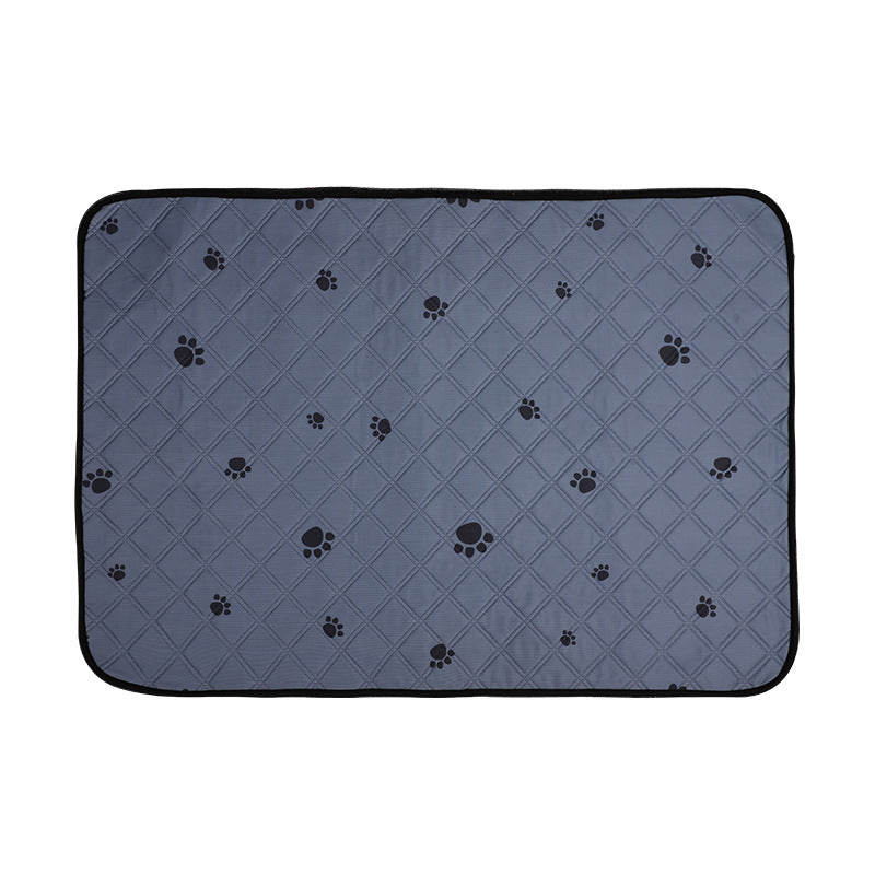 HKM-3661373 Washable Dog and Cat Urine Pad - Multiple Sizes with Footprints and Bone Design