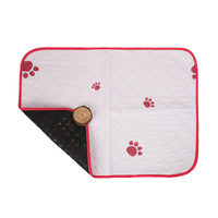 HKM-3661373 Washable Dog and Cat Urine Pad - Multiple Sizes with Footprints and Bone Design