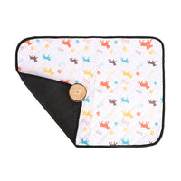 HKM-3661373 Washable Dog and Cat Urine Pad - Multiple Sizes with Footprints and Bone Design