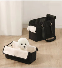 HKM-3661757 Korean Summer Portable Medium Soft Nylon Dog Bag in Pink and Black