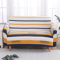 HKM-366227 Polyester Elastic Sofa Cover with Pillowcases for Single to Four-Seater Styles
