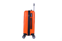 HKM-366227 Travel-Ready ABS+PC Luggage Bag Set with Carry-On Suitcase - Model XHP116