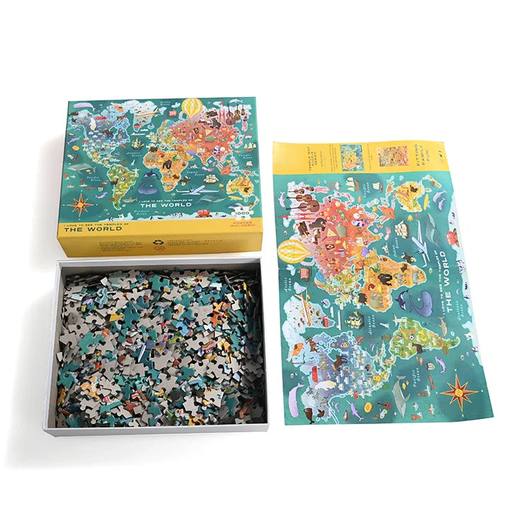 HKM-366291 Custom 1000 Piece Jigsaw Puzzle for Adults - Personalised Design