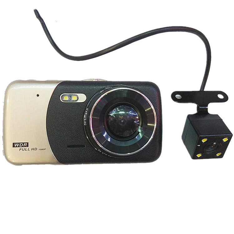 HKM-366355 Dual Lens Seamless Loop Video Tachograph X700 with 140-Degree Angle and 32GB Storage Capacity