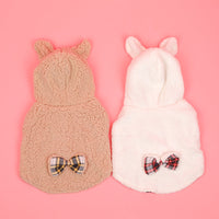 HKM-3663933 Winter Fleece-Lined Pet Apparel in Plaid Patterns - Sizes S to XXL