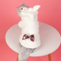 HKM-3663933 Winter Fleece-Lined Pet Apparel in Plaid Patterns - Sizes S to XXL