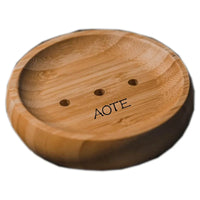 HKM-366419 Natural Wood Soap Box with Custom Logo for Bath and Toilet Supplies
