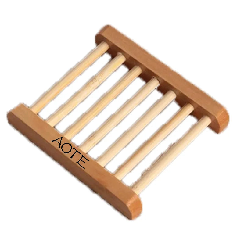 HKM-366419 Natural Wood Soap Box with Custom Logo for Bath and Toilet Supplies