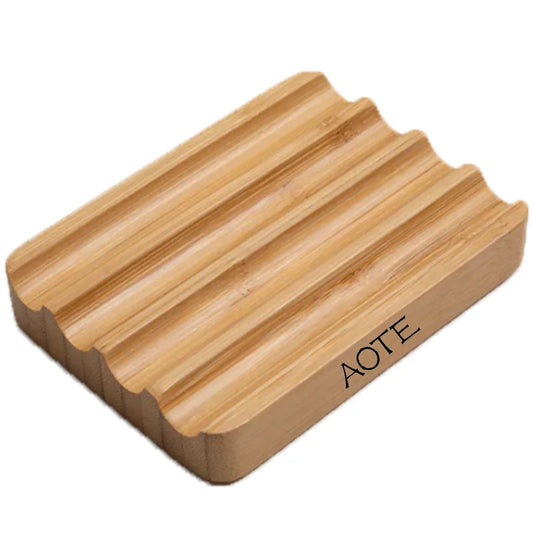 HKM-366419 Natural Wood Soap Box with Custom Logo for Bath and Toilet Supplies