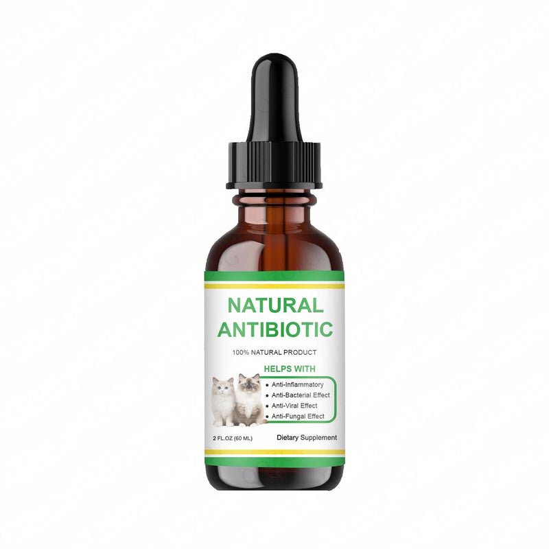 HKM-3665341 Pet Salmon Oil Drops for Cats and Dogs - 60ml Bottle