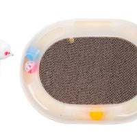HKM-3665469 Multifunctional Cat Scratcher and Claw Sharpener Made of Durable Corrugated Paper