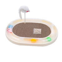 HKM-3665469 Multifunctional Cat Scratcher and Claw Sharpener Made of Durable Corrugated Paper