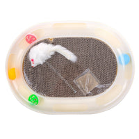 HKM-3665469 Multifunctional Cat Scratcher and Claw Sharpener Made of Durable Corrugated Paper
