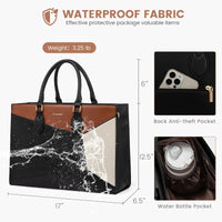 HKM-366547 Professional Laptop Tote Bag for 15.6 to 17 Inch Laptops - Lightweight Clutch Purse for Office and Business Use
