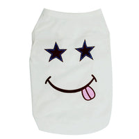 HKM-3665853 Leisurely Polyester Smiley Pet Vest for Comfort and Style