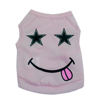 HKM-3665853 Leisurely Polyester Smiley Pet Vest for Comfort and Style