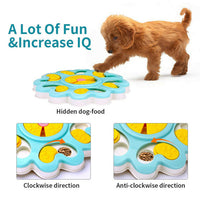 HKM-3666109 Interactive Dog Puzzle Feeder Toy for Engaging Treat Dispensing and Training