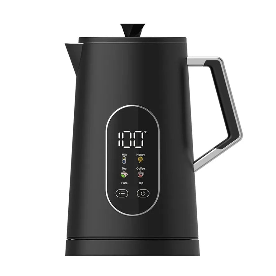 HKM-366611 1.7L Stainless Steel Electric Kettle with Smart Temperature Control for Home and Office