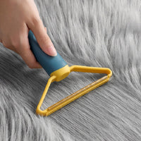 HKM-3666749 Portable Pet Hair Remover Brush for Clothes and Sofas - Manual Lint Roller and Fabric Shaver Tool