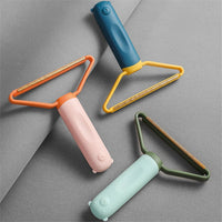 HKM-3666749 Portable Pet Hair Remover Brush for Clothes and Sofas - Manual Lint Roller and Fabric Shaver Tool
