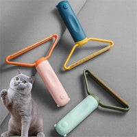 HKM-3666749 Portable Pet Hair Remover Brush for Clothes and Sofas - Manual Lint Roller and Fabric Shaver Tool