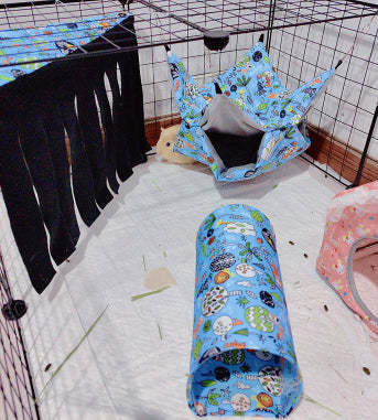 HKM-3666877 Double-layer Warm Hammock for Hamsters - Available in Multiple Colors and Sizes