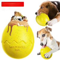 HKM-3667901 Dinosaur Egg Bite-resistant Slow Feeder Dog Toy in Various Colors