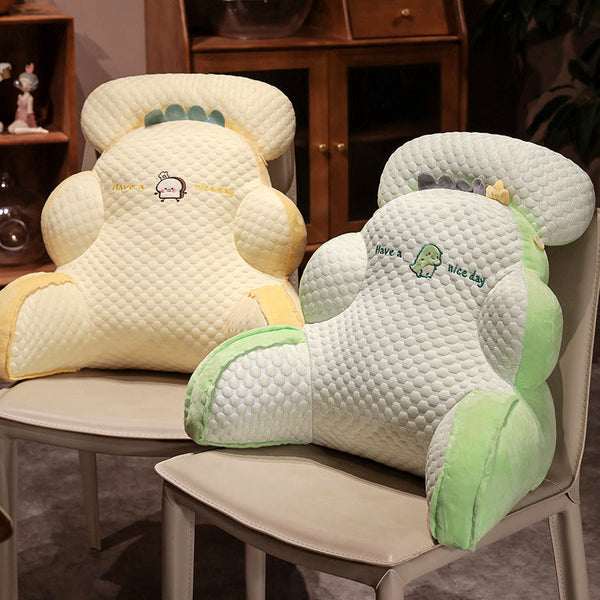 HKM-366803 Cute Animal Lumbar Support Pillows with Soft Upholstery - Unicorn, Whale, Dinosaur, and More