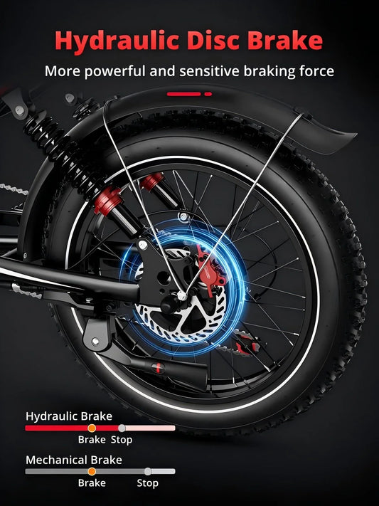 HKM-366931 7-Speed Electric Mountain Bike with 70-Mile Range and Dual Motor, 750-1000W Power, Hydraulic Brakes, 26" Wheels