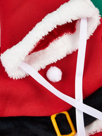 HKM-3669437 Red Cartoon Dog Costume for Small Pets - XS to XL Size, Includes Clothes and Cap