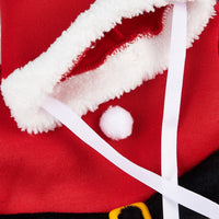 HKM-3669437 Red Cartoon Dog Costume for Small Pets - XS to XL Size, Includes Clothes and Cap