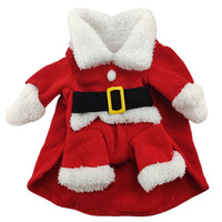 HKM-3669437 Red Cartoon Dog Costume for Small Pets - XS to XL Size, Includes Clothes and Cap