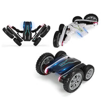 HKM-366995 2.4G Remote Control Double-Sided Stunt Car with 360° Rotation and Follow Me Feature