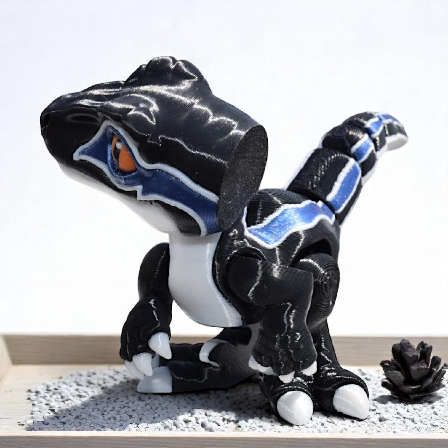 HKM-3670077 Velociraptor Decorative Model with Exquisite Detail and Lifelike Appearance for Dinosaur Enthusiasts and Home Decor