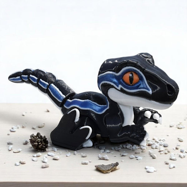 HKM-3670077 Velociraptor Decorative Model with Exquisite Detail and Lifelike Appearance for Dinosaur Enthusiasts and Home Decor