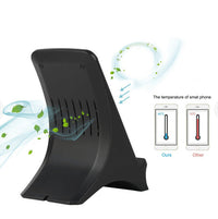 HKM-367059 Wireless Fast Charger with Cooling Fan and Adjustable Stand for Qi-Enabled Devices